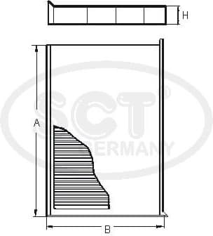 Filter cabin SA1181 - image 3