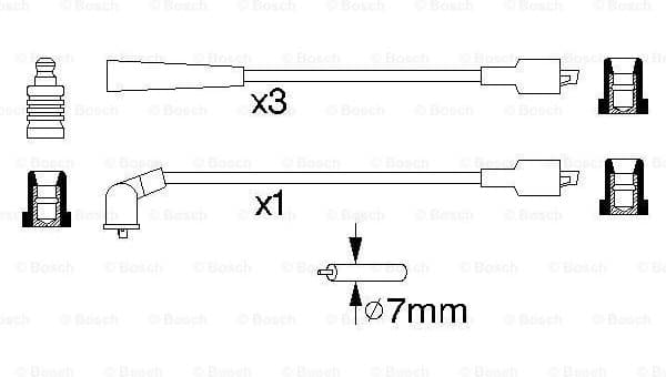 Ignition Cable Kit 0986356710 - image 5