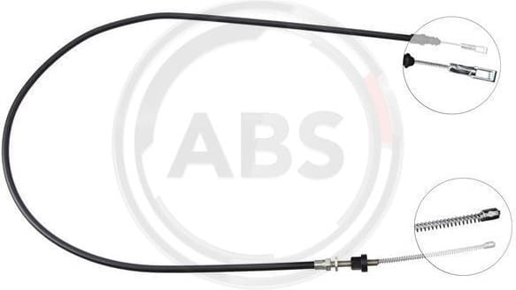 Cable Pull, parking brake K10366