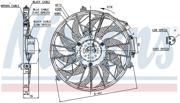Fan, engine cooling 85648 - image 2