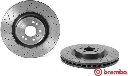 Brake disc, 1pcs FRONT, Top Quality 09.A958.21 - image 2