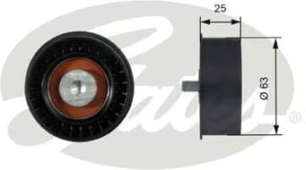 Deflection Pulley/Guide Pulley, timing belt PowerGrip™ T42077