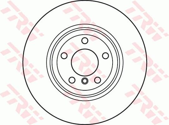 Brake disc, 1pcs REAR, Top Quality DF6070S - image 3