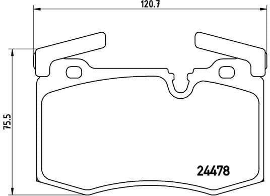 Brake Pad Set, disc brake PRIME LINE P06068