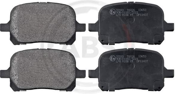 Brake Pad Set, disc brake 37033