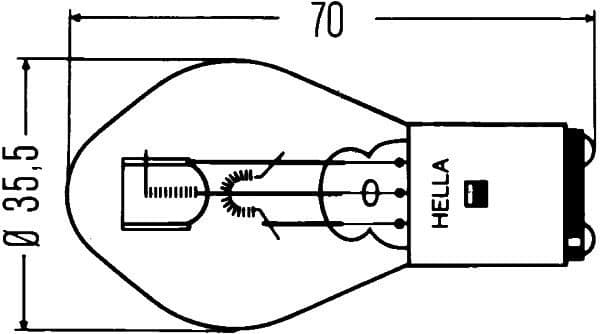 Bulb HEAVY DUTY 8GD 002 084-251 - image 3