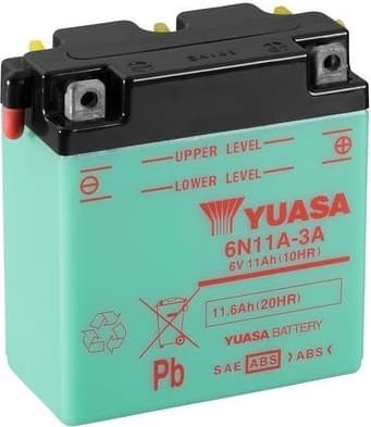 Starter Battery Conventional 6 Volt 6N11A-3A