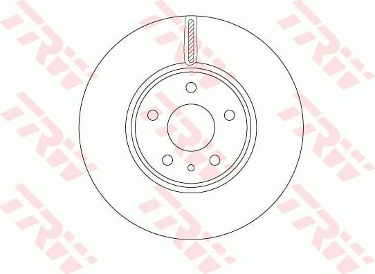 Brake discs kit front (2pcs), Top Quality DF6811