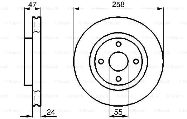 Brake Disc 0986478989