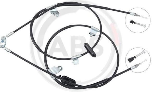 Cable Pull, parking brake K17603