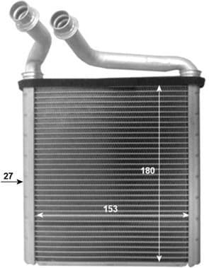 Heat Exchanger, interior heating EASY FIT 54205