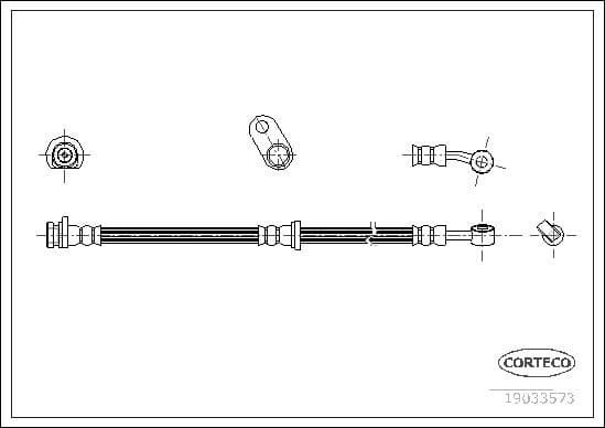 Brake Hose 19033573 - image 2