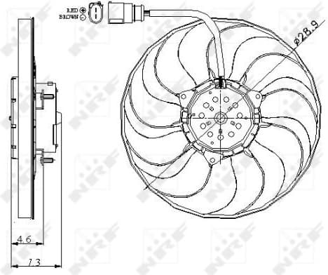 Fan, engine cooling 47381 - image 3
