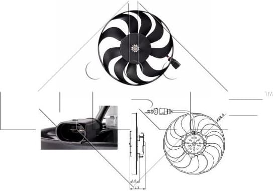 Fan, engine cooling 47381 - image 4