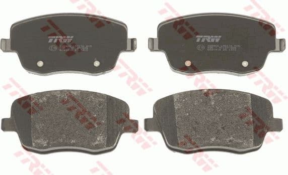 Brake Pad Set, disc brake COTEC GDB1414 - image 2