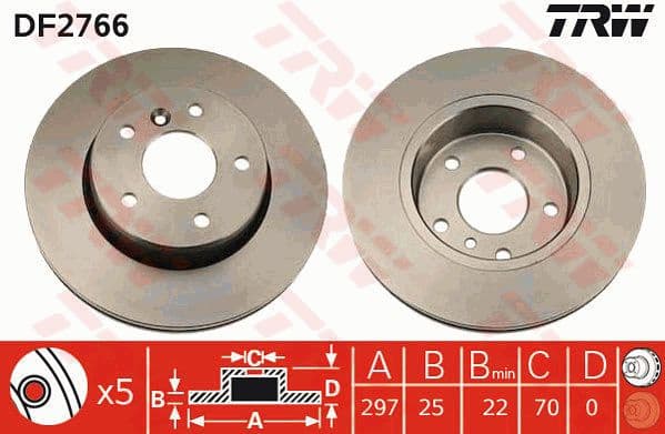 Brake Disc DF2766