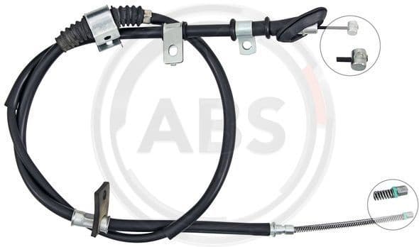 Cable Pull, parking brake K14198