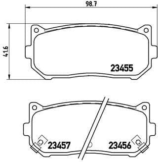 Brake Pad Set, disc brake PRIME LINE P30008