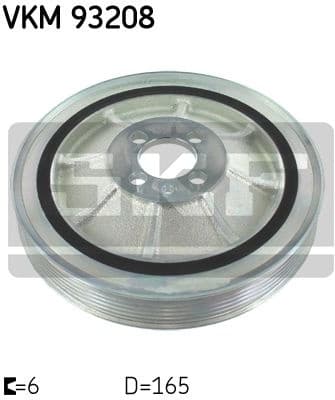 Belt Pulley, crankshaft VKM 93208