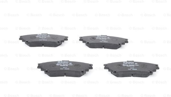 Brake Pad Set, disc brake 0986494873 - image 6