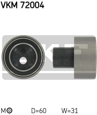 Tensioner Pulley, timing belt VKM 72004