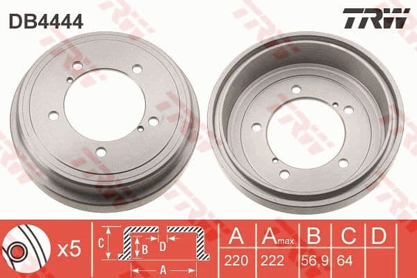 Brake Drum DB4444