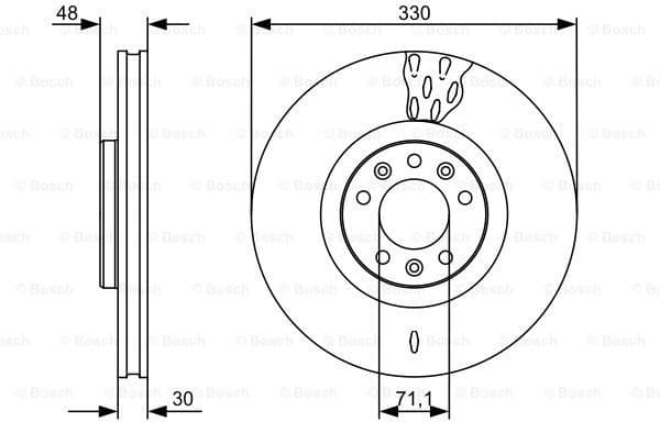 Brake Disc 0986479529 - image 2