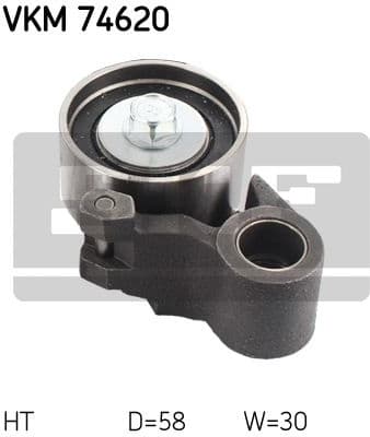 Tensioner Pulley, timing belt VKM 74620