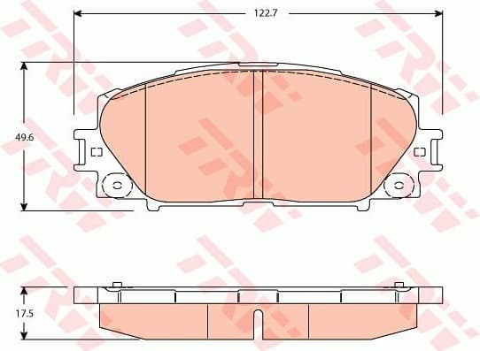 Brake Pad Set, disc brake GDB3459