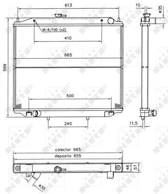 Radiator, engine cooling 52238 - image 2