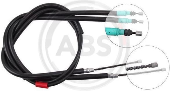 Cable Pull, parking brake K12256