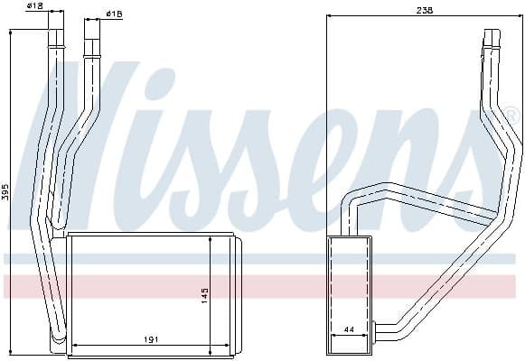 Heat Exchanger, interior heating 71765