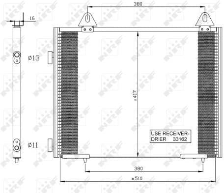 Condenser, air conditioning 35351