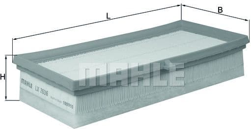 Filter air LX2636 - image 2