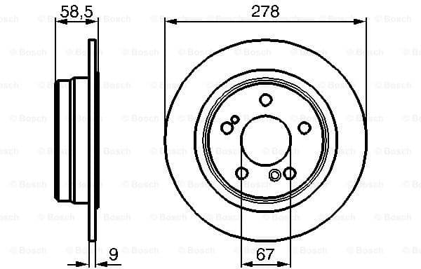 Brake Disc 0986478565