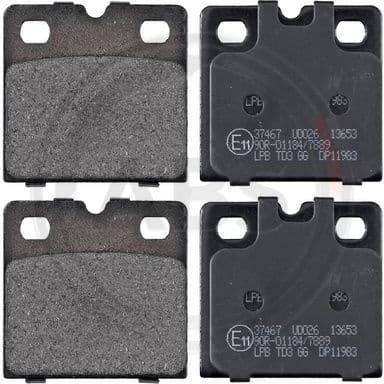 Brake Pad Set, disc parking brake 37467