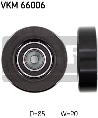 Deflection/Guide Pulley, V-ribbed belt VKM 66006