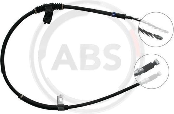 Cable Pull, parking brake K11457