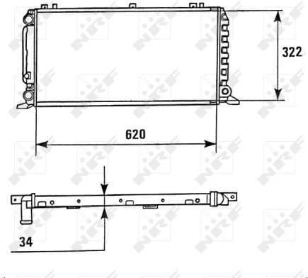 Radiator, engine cooling 58928 - image 2