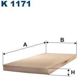Filter, cabin air K1171