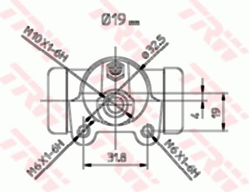Wheel Brake Cylinder BWD183 - image 2