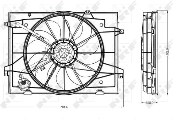 Fan, engine cooling 47285