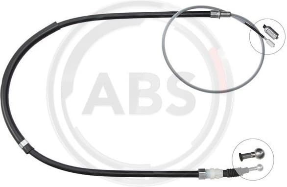 Cable Pull, parking brake K18896