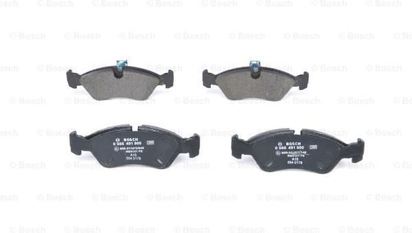 Brake Pad Set, disc brake 0986491900 - image 3