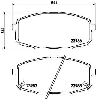 Brake Pad Set, disc brake PRIME LINE P30034