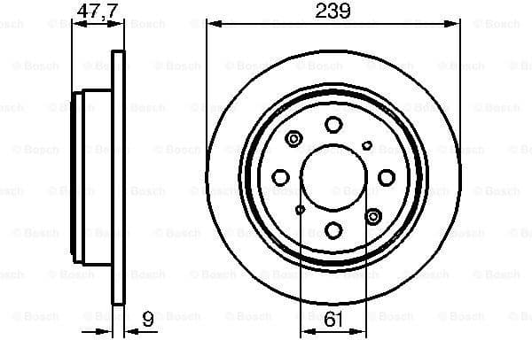 Brake Disc 0986479101 - image 5