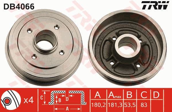 Brake Drum DB4066