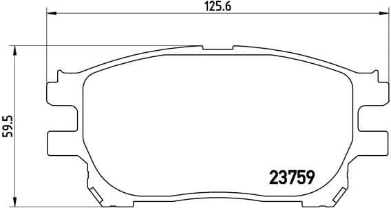 Brake Pad Set, disc brake PRIME LINE P83070