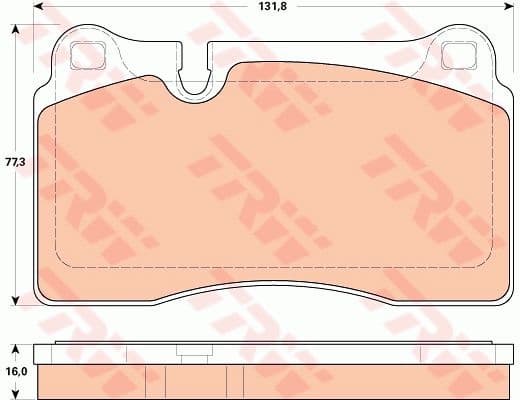 Brake Pad Set, disc brake GDB1912