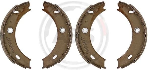 Brake Shoe Set, parking brake 9022